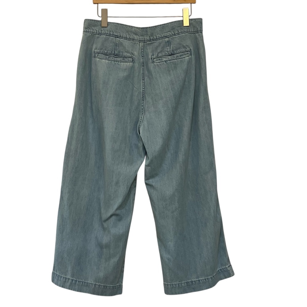 Universal Thread Light Wash Cropped Two-Way Trouser Jeans Size 10R NWT - Picture 7 of 15
